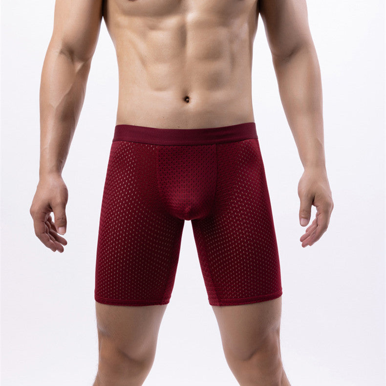 Men's Ice Silk Mesh Style For Sports Shorts