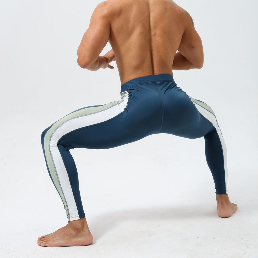 Men's Sports Fitness Tight Autumn High Elastic Trousers