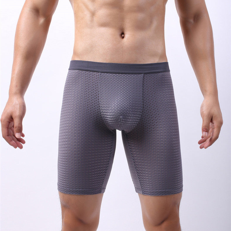 Men's Ice Silk Mesh Style For Sports Shorts