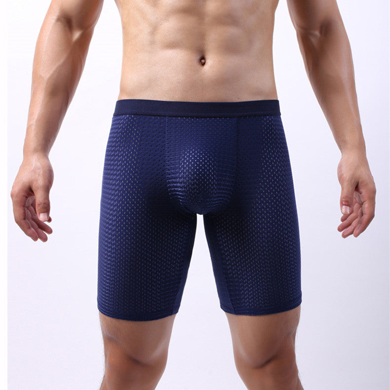 Men's Ice Silk Mesh Style For Sports Shorts