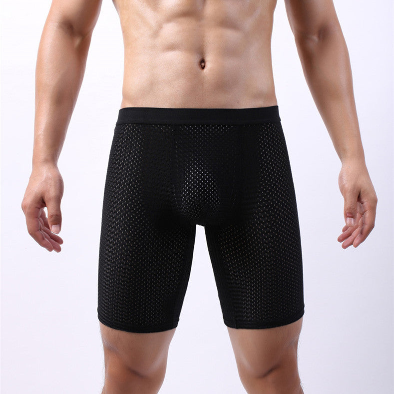 Men's Ice Silk Mesh Style For Sports Shorts