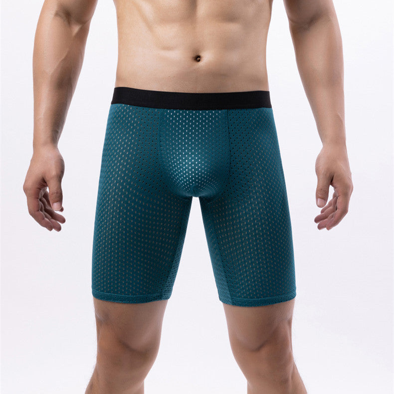 Men's Ice Silk Mesh Style For Sports Shorts